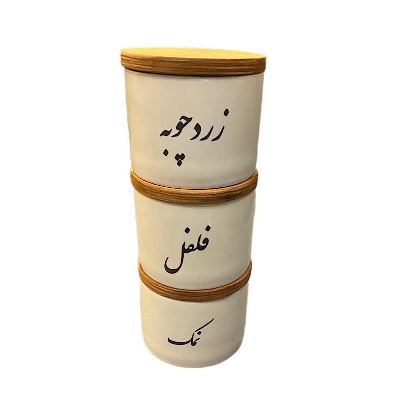 بانکه مدل سرامیکی بسته 3 عددی