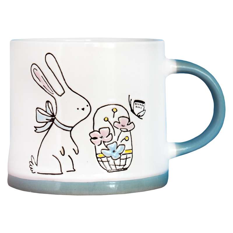 ماگ سرامیکی مدل Rabbit Flower
