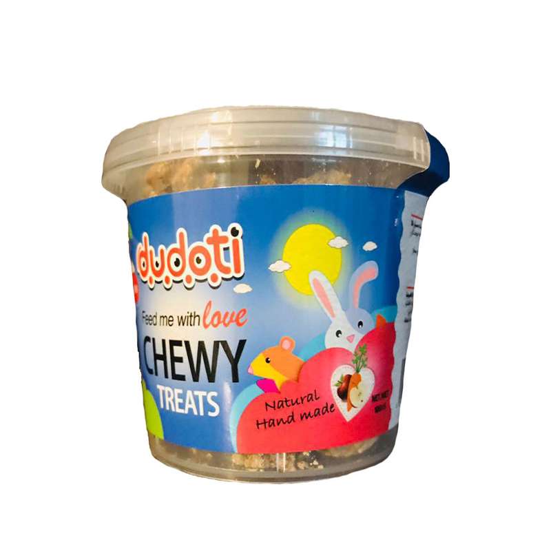 غذای تشویقی جوندگان دودوتی مدل carrot & apple وزن 100 گرم