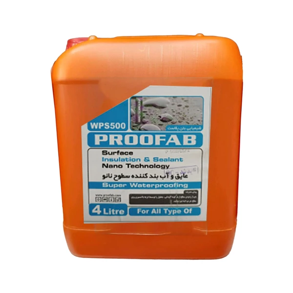آب بند کننده سطوح نانو پروفاب مدل WPS500-A4 حجم 4 لیتر