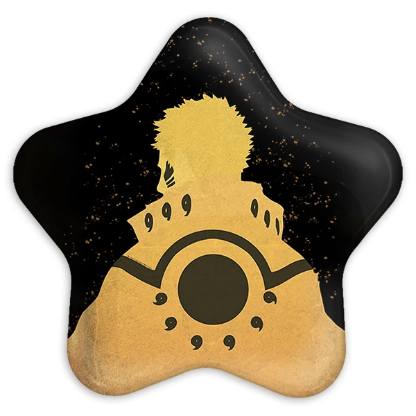 پیکسل خندالو طرح ناروتو اوزوماکی انیمه ناروتو مدل ستاره ای کد 11283