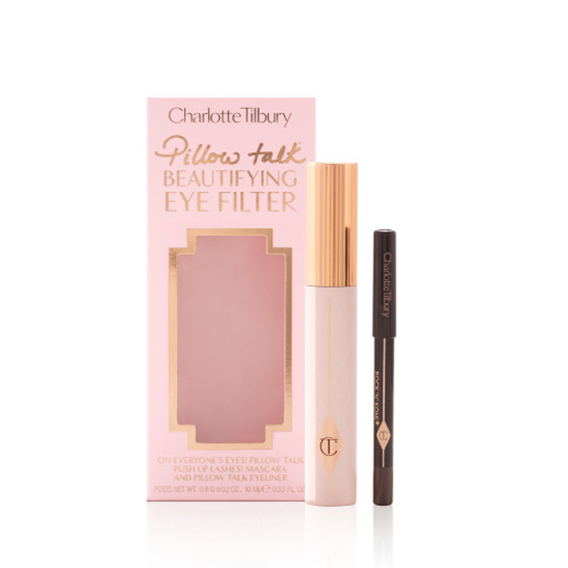 ریمل شارلوت تیلبری مدل pillow talk push up lashes به همراه مداد چشم شارلوت تیلبری مدل pillow talk