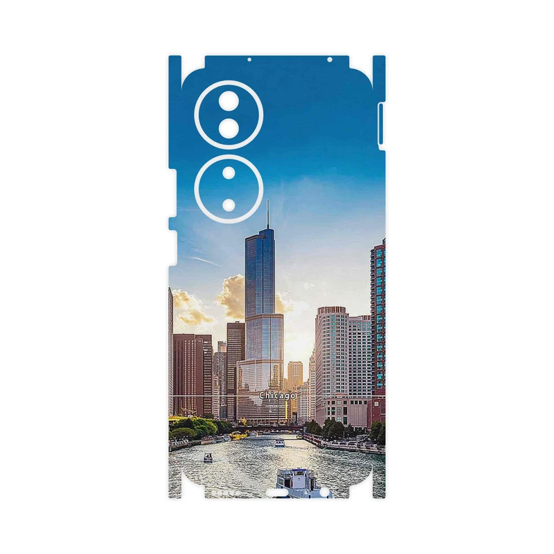 برچسب پوششی ماهوت مدل City of Chicago-FullSkin مناسب برای گوشی موبایل آنر X7b