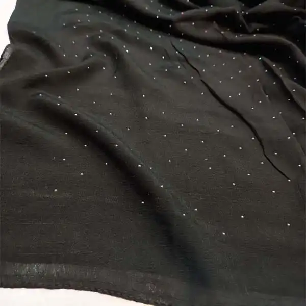 شال زنانه مدل نخی اسلپ نگین دار جدید کد t012