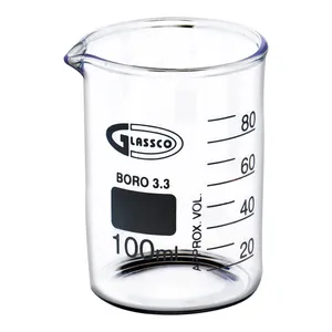 بشر آزمایشگاهی گلاسکو مدل Pyrex ظرفیت 100 میلی لیتر
