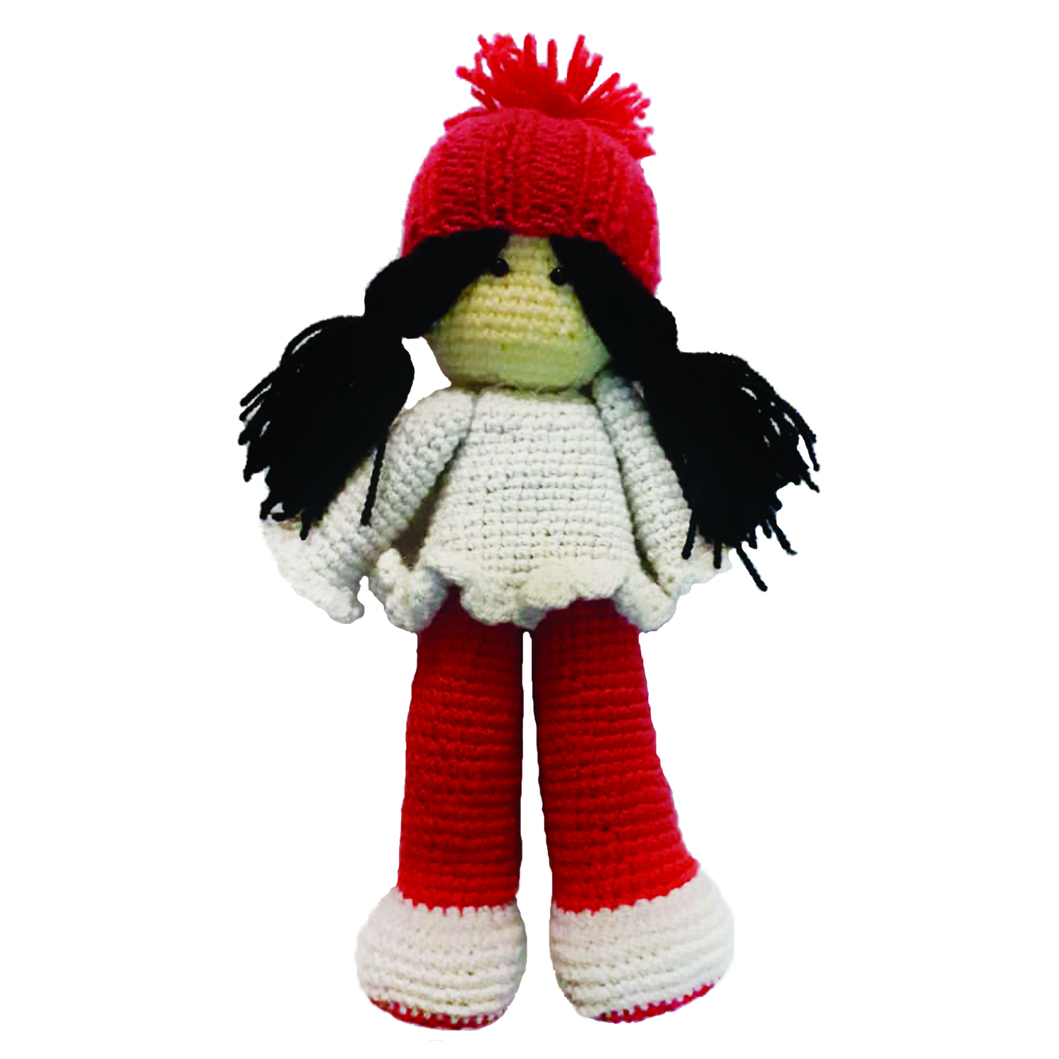 عروسک بافتنی طرح دختر مدل 0022