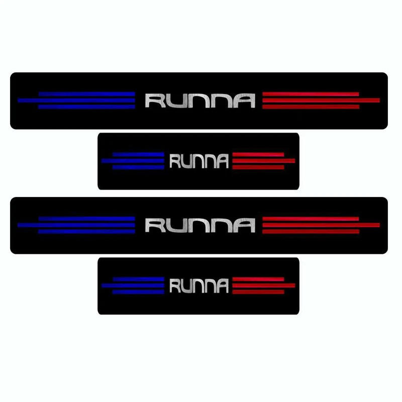 برچسب بدنه خودرو طرح پارکاب فرانسه مدل CHAP YA59 A182 مناسب برای رانا بسته 4 عددی 