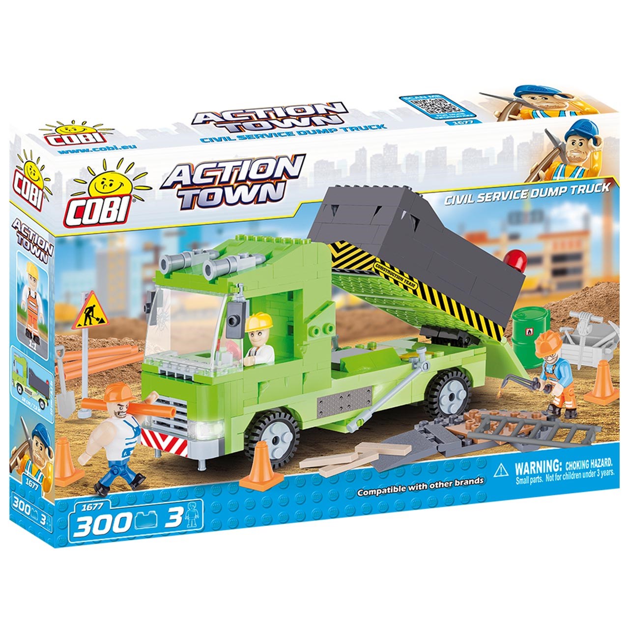 ساختنی کوبی مدل Action Town - Civil Service Dump Truck