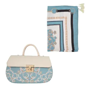 ست کیف و شال زنانه مدل الیزا