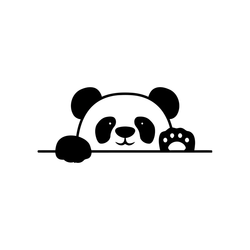 برچسب لپ تاپ پویا مارکت طرح پاندا کد 1940