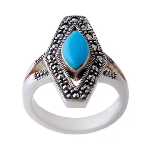 انگشتر نقره زنانه بازرگانی میلادی  AW_342