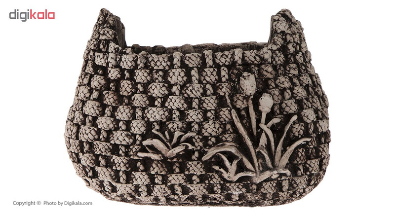 گلدان طرح سبد حصیری کد U1 گلدان طرح سبد حصیری کد U1