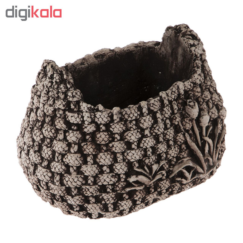 گلدان طرح سبد حصیری کد U1 گلدان طرح سبد حصیری کد U1