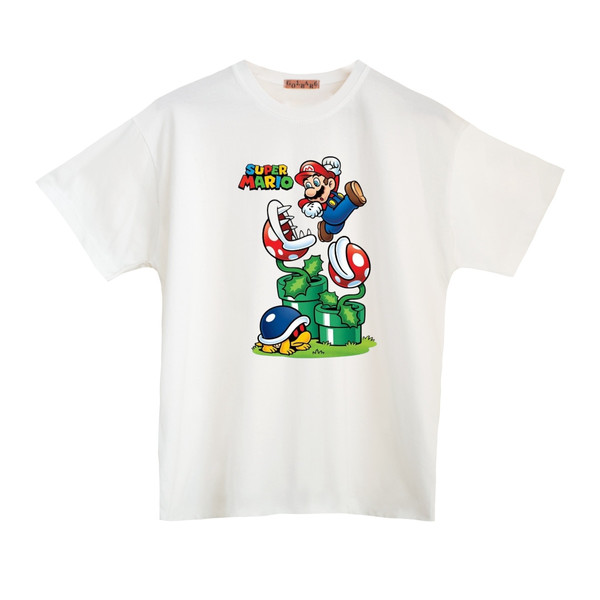تی شرت  آستین کوتاه بچگانه مدل ماریو کد 9
