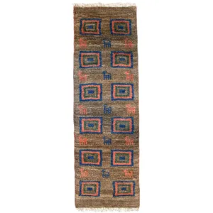 گبه دستباف نیم متری کد 4566