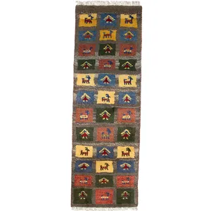 گبه دستباف نیم متری کد 4598