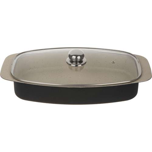 تابه پخت ماهی پاک تفلون کد 1-200291 سایز 22*38 گرانیت