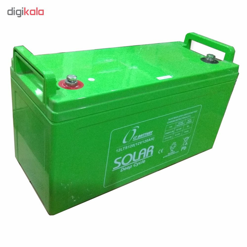 باتری خورشیدی ال تی مدل 12LTS120 ظرفیت 120 آمپر ساعت