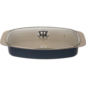 تابه پخت ماهی پاک تفلون کد 2-200291 سایز 22*38 گرانیت