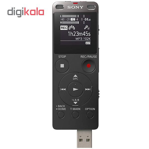ضبط کننده صدا سونی مدل ICD-UX560F به همراه میکروفون مدل Tele mic