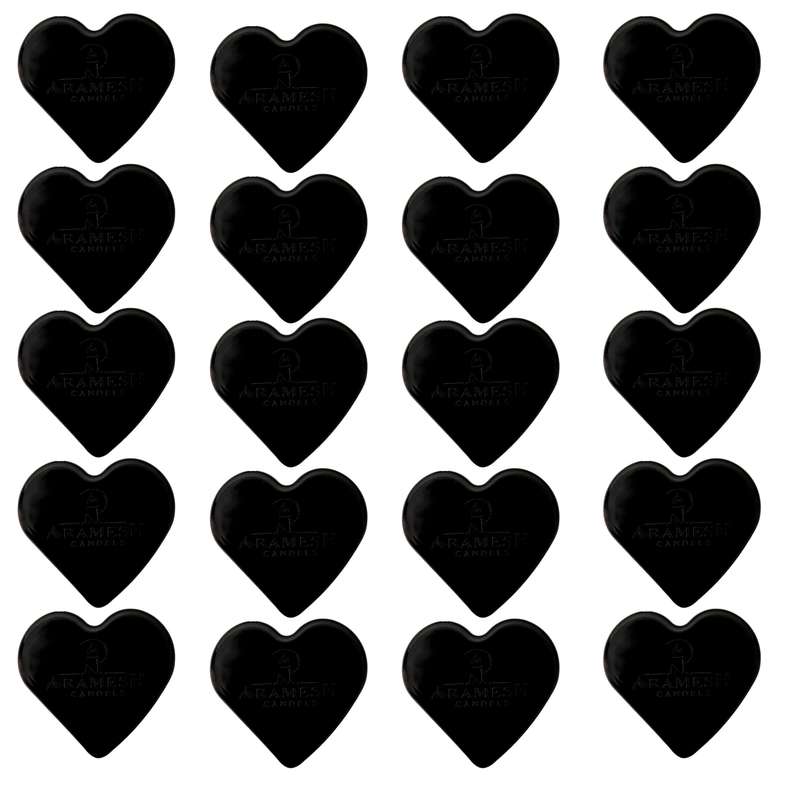 شمع وارمر آرامش مدل قلبی مجموعه 20 عددی