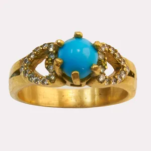 انگشتر زنانه فیروزه نیشابور عجمی