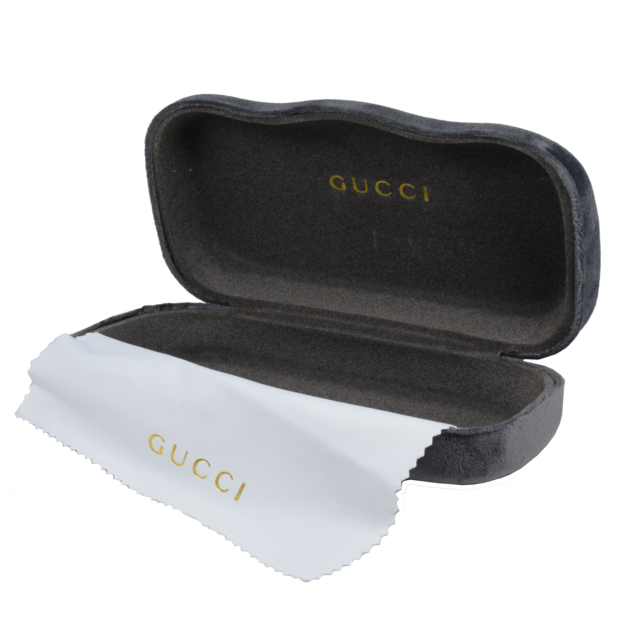 کیف عینک گوچی مدل Hard Cover Silver 