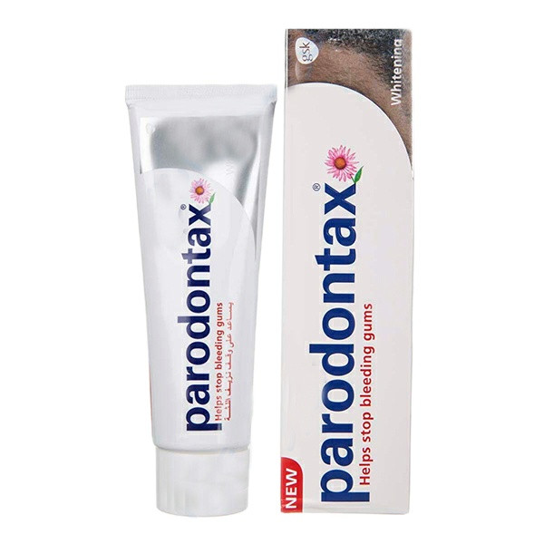 خمیر دندان پارودونتکس مدل whitening حجم 75 میلی لیتر