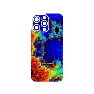 MAHOOT Mathematical Geometric Shape 5 Cover Sticker for Apple iPhone 15 Pro Max