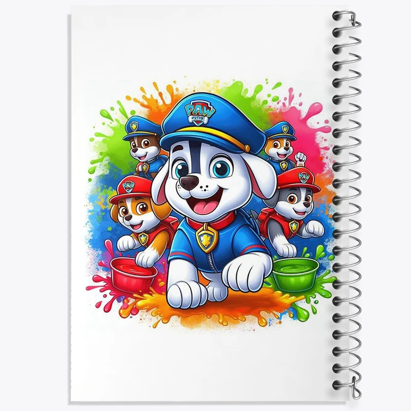 دفتر مشق 50 برگ خندالو طرح سگ های نگهبان (Paw Patrol) کد N2179