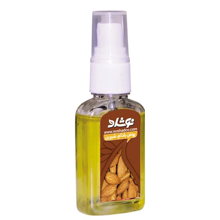 روغن بادام شیرین نوشاد مدل Sweet Almond Oil حجم 37 میلی لیتر