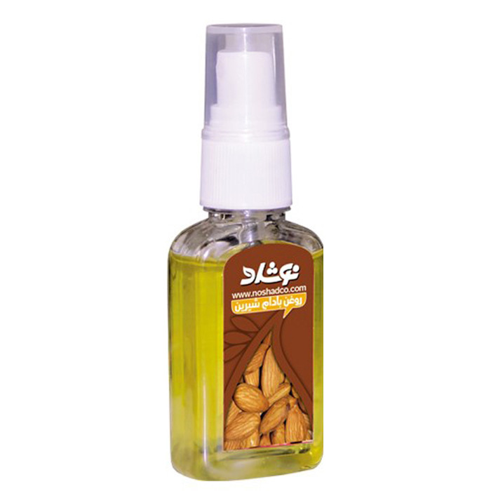 روغن بادام شیرین نوشاد مدل Sweet Almond Oil حجم 37 میلی لیتر