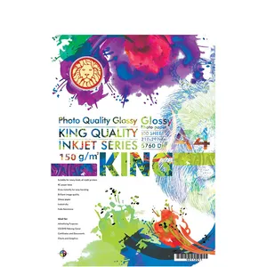King Quality A4 Glossy Photo Paper 150gr Pack of 100