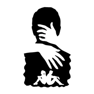 برچسب بدنه خودرو مارکت میکس طرح Sad Guy کد 1118MMIX