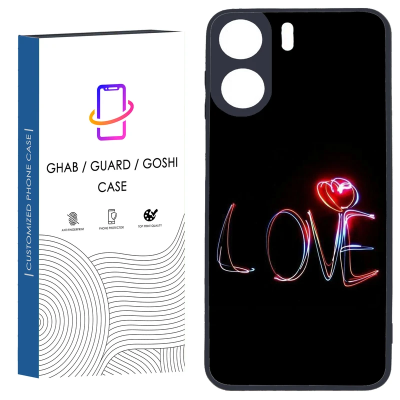 کاور قاب گارد گوشی طرح دخترانه کد 91 - TPU مناسب برای گوشی موبایل شیائومی Redmi 13C / Poco C65