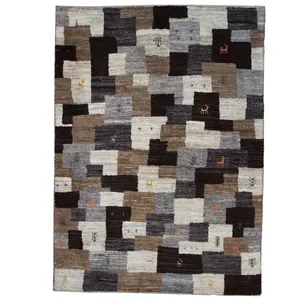 گبه دستباف یک و نیم متری کد 35051