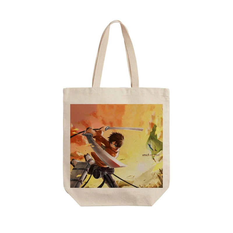 ساک خرید ترمه طراحان ایده مدل Attack on Titan کد strm0362 - L