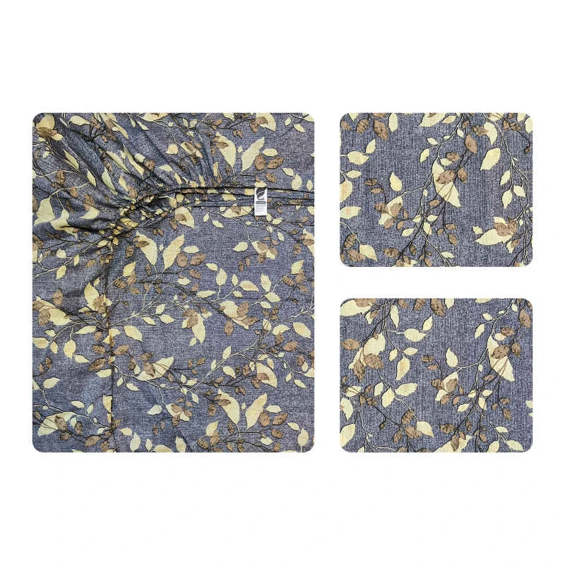 سرویس ملحفه آدنو مدل دنیز کد IR177 دو نفره 3 تکه