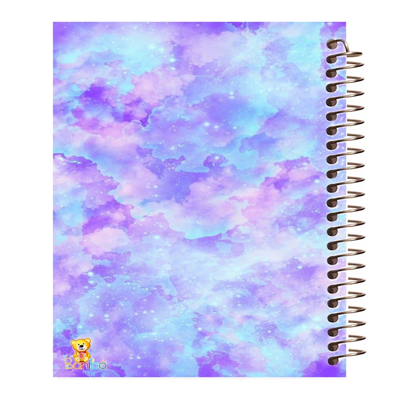 دفتر مشق 100 برگ بانیبو طرح چند رنگ  کد 811