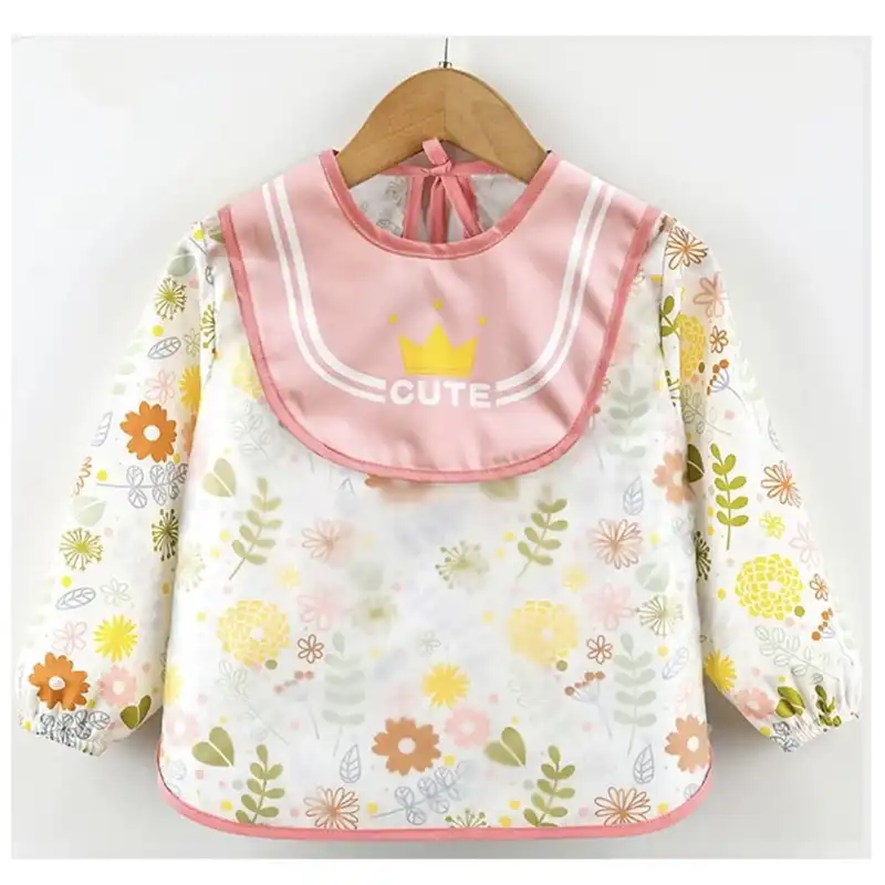 پیش بند نوزادی مدل ملوانی گل