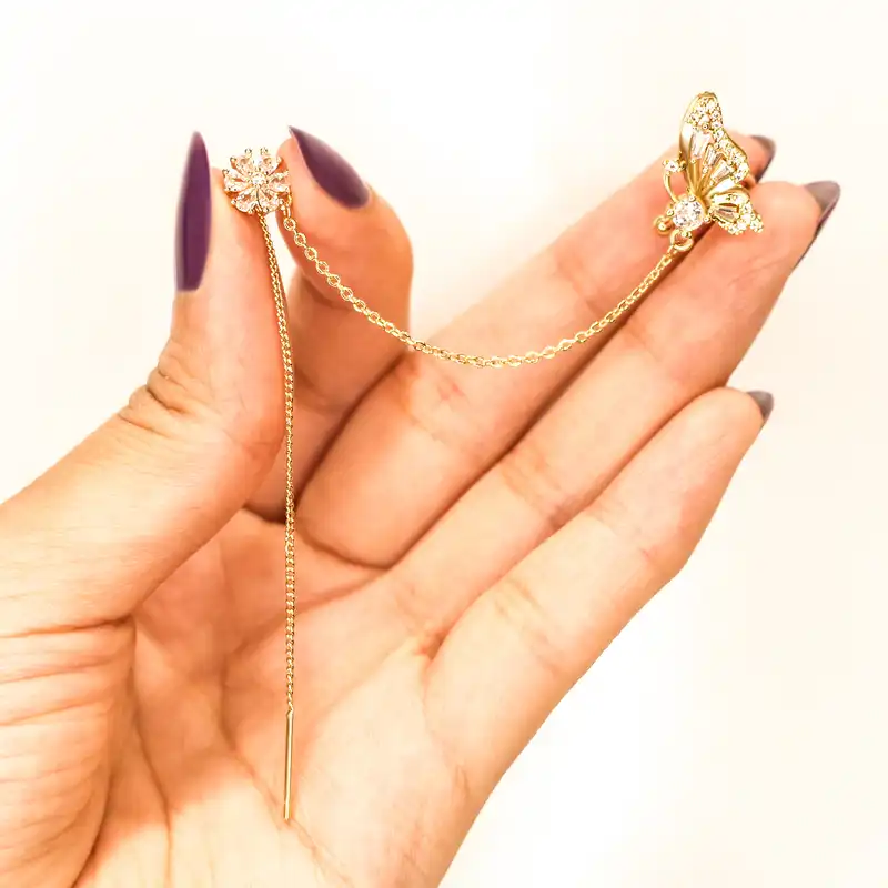 گوشواره زنانه پایتخت مدل PS1077 کد ایرکراس