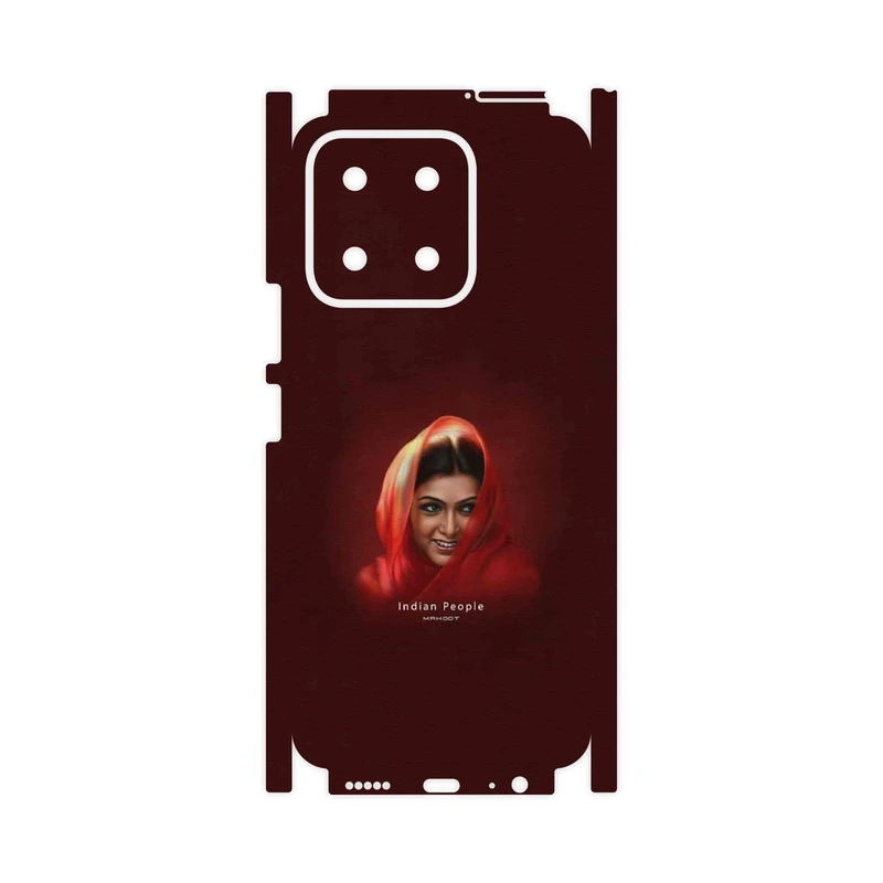 برچسب پوششی ماهوت مدل Portrait of an Indian Woman-FullSkin مناسب برای گوشی موبایل آنر X5b Plus