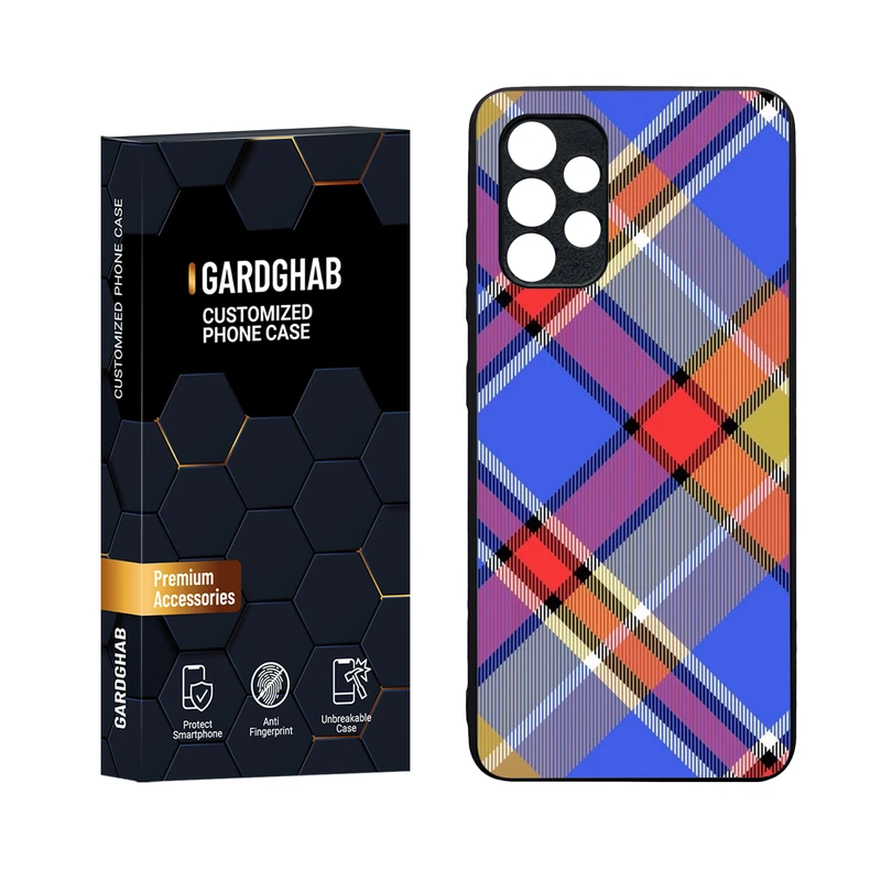 کاور گارد قاب مدل دورژله ای پشت گلس ساده  مناسب برای گوشی موبایل سامسونگ Galaxy A32 4G