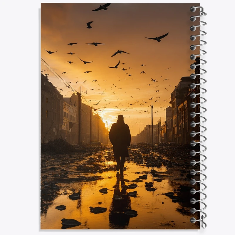 دفتر نت موسیقی 50 برگ خندالو مدل غروب کد F469