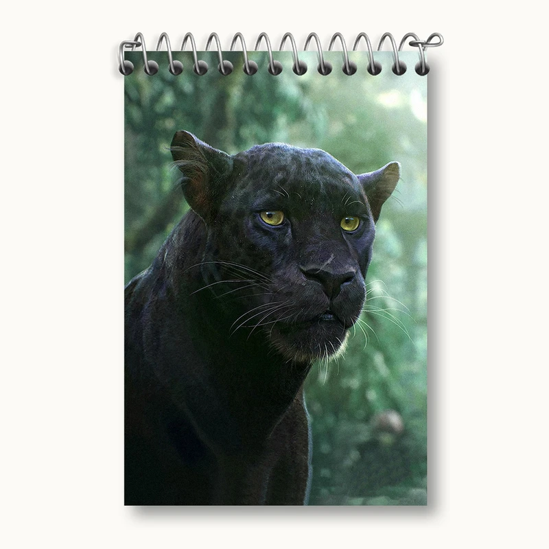 دفتر یادداشت 50 برگ خندالو مدل ببر سیاه کد F138