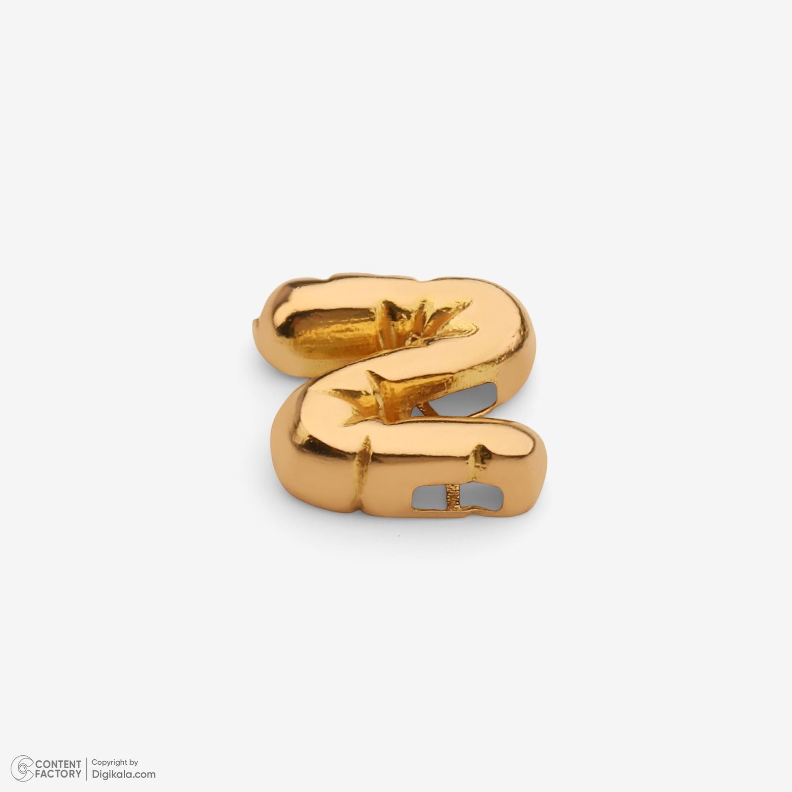 آویز گردنبند طلا 18 عیار زنانه حافا گلد طرح حرف N کد a018 -  - 6