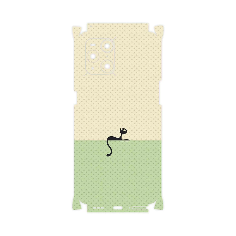 برچسب پوششی ماهوت مدل Minimal Internet Cat Icon-FullSkin مناسب برای گوشی موبایل اپو Find X3 Pro