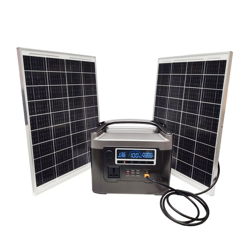 پکیج برق خورشیدی اضطراری قابل حمل مدل 600W-220v