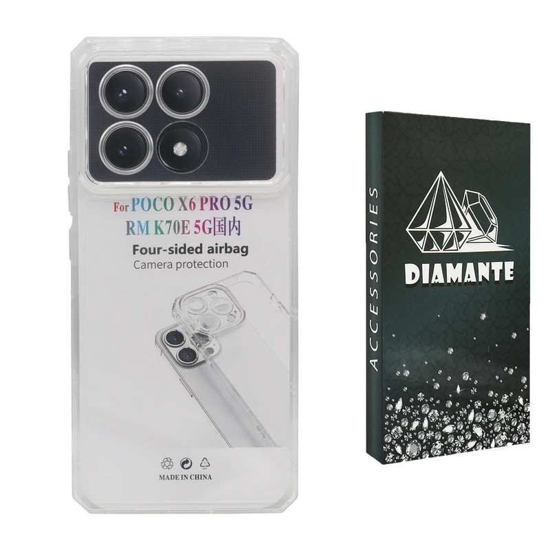 کاور دیامانته مدل Nahid Navy مناسب برای گوشی موبایل شیائومی Poco X6