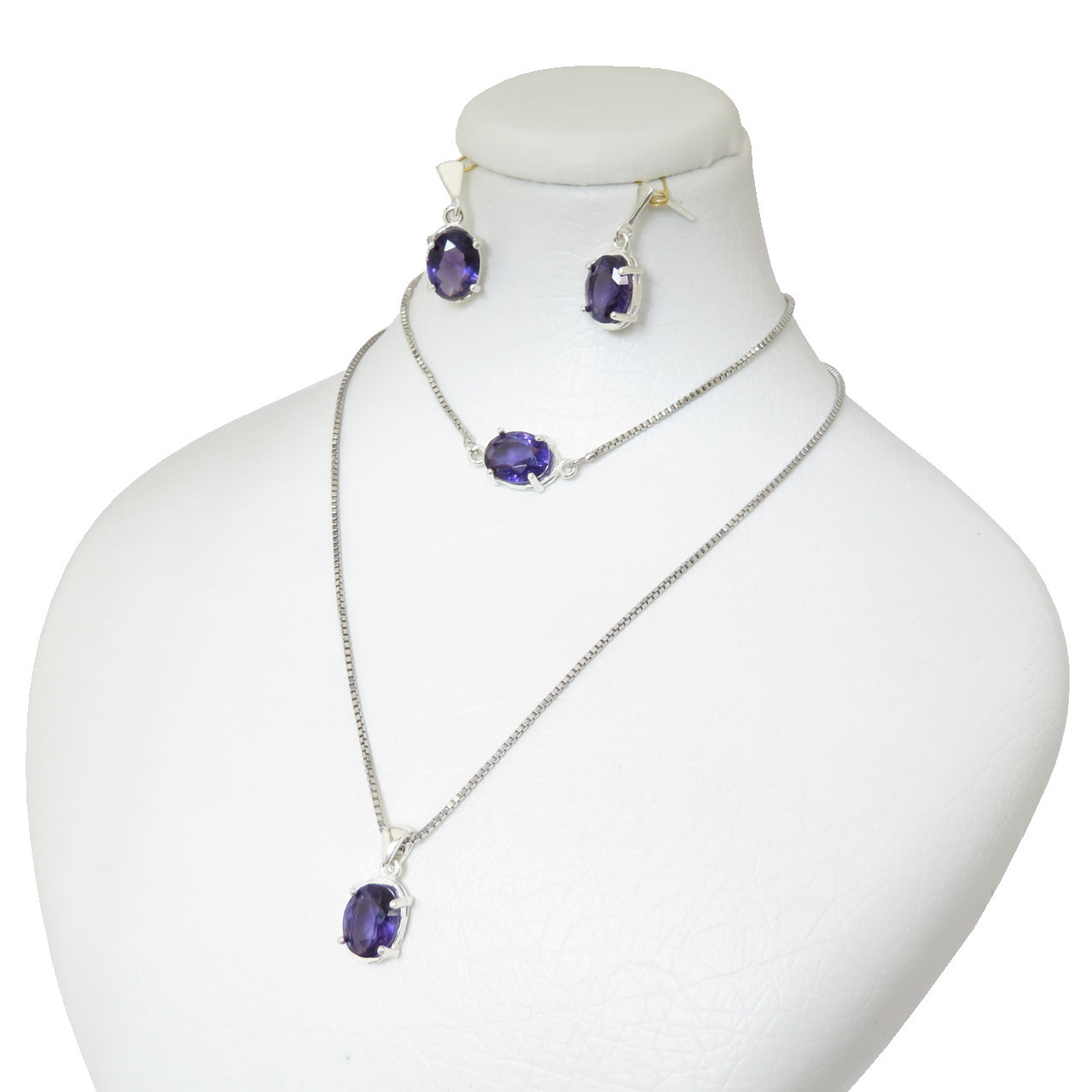 نیم ست نقره زنانه کد AV173D-S10 C4 نیم ست نقره زنانه کد AV173D-S10 C4